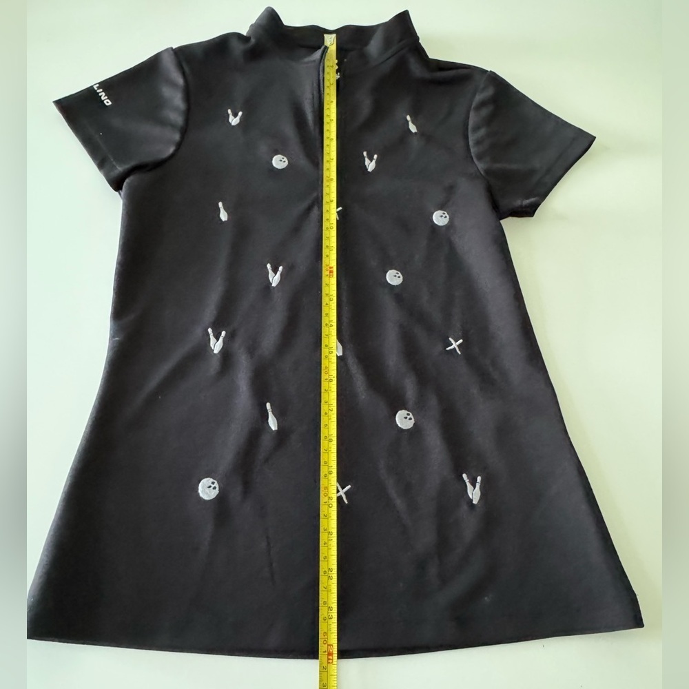 Savalino Angelina Bowling Jersey with Embroidered Details Size S - Picture 6 of 9